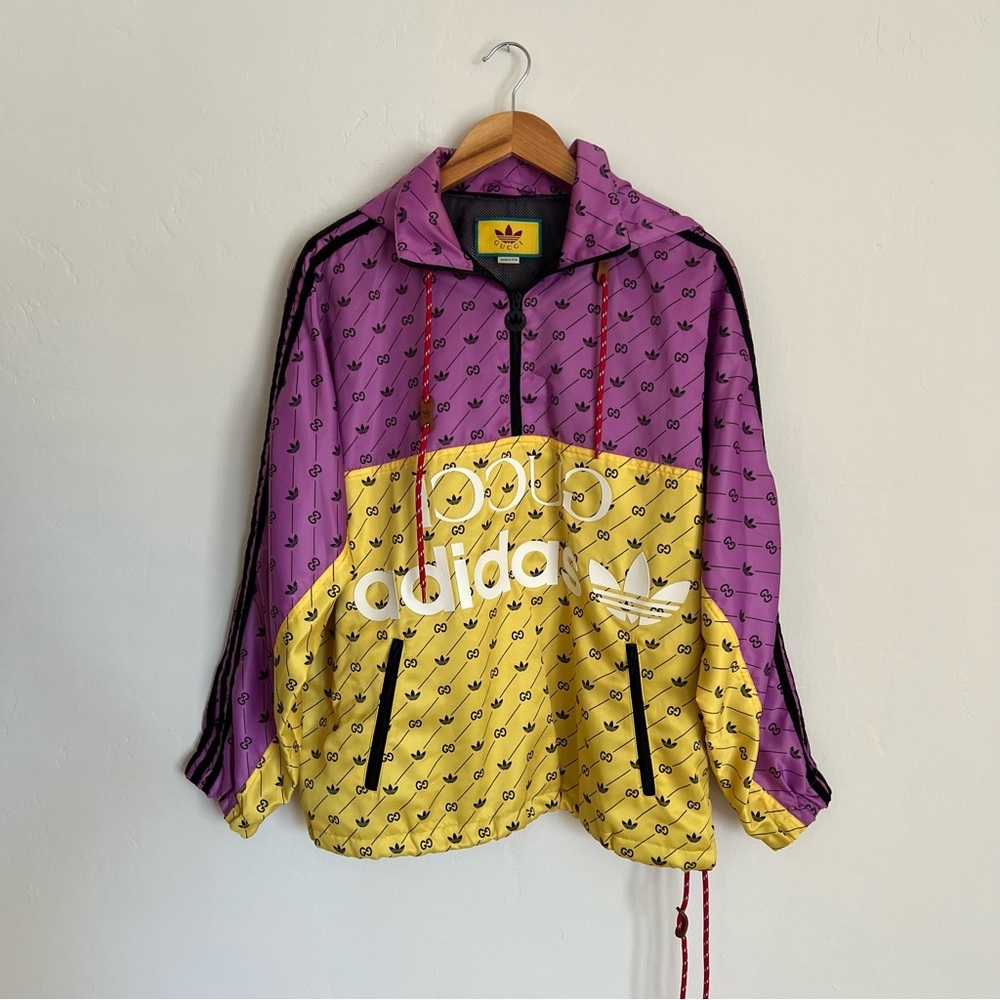NWOT Gucci x Adidas Trefoil Bomber Jacket - Picture 4 of 10